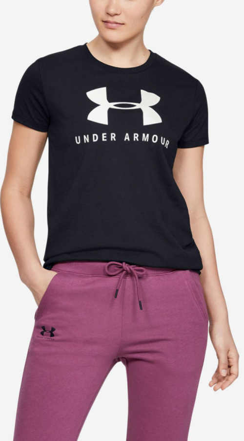 Čierne športové tričko Under Armour Graphic