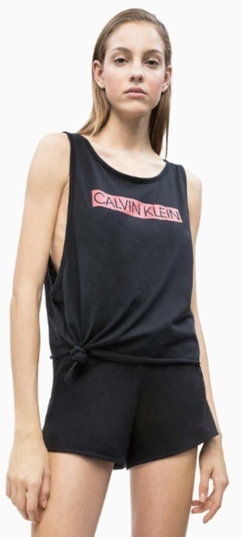 Čierne dámske tielko Calvin Klein