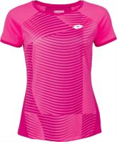 Dámske športové ružové tenisové tričko s krátkym rukávom