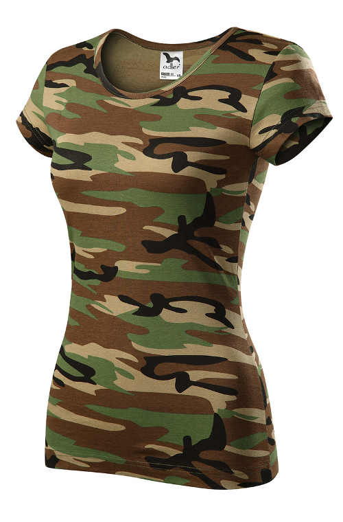 Lacné dámske armádne tričko