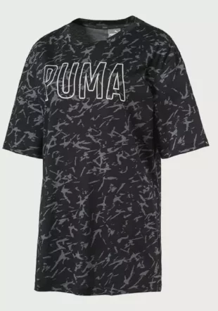 Dámske pruhované tričko s krátkym rukávom Puma